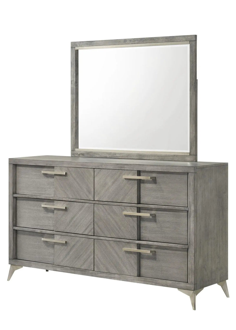 Landscape Mirror - Gray by Unique Piece Furniture