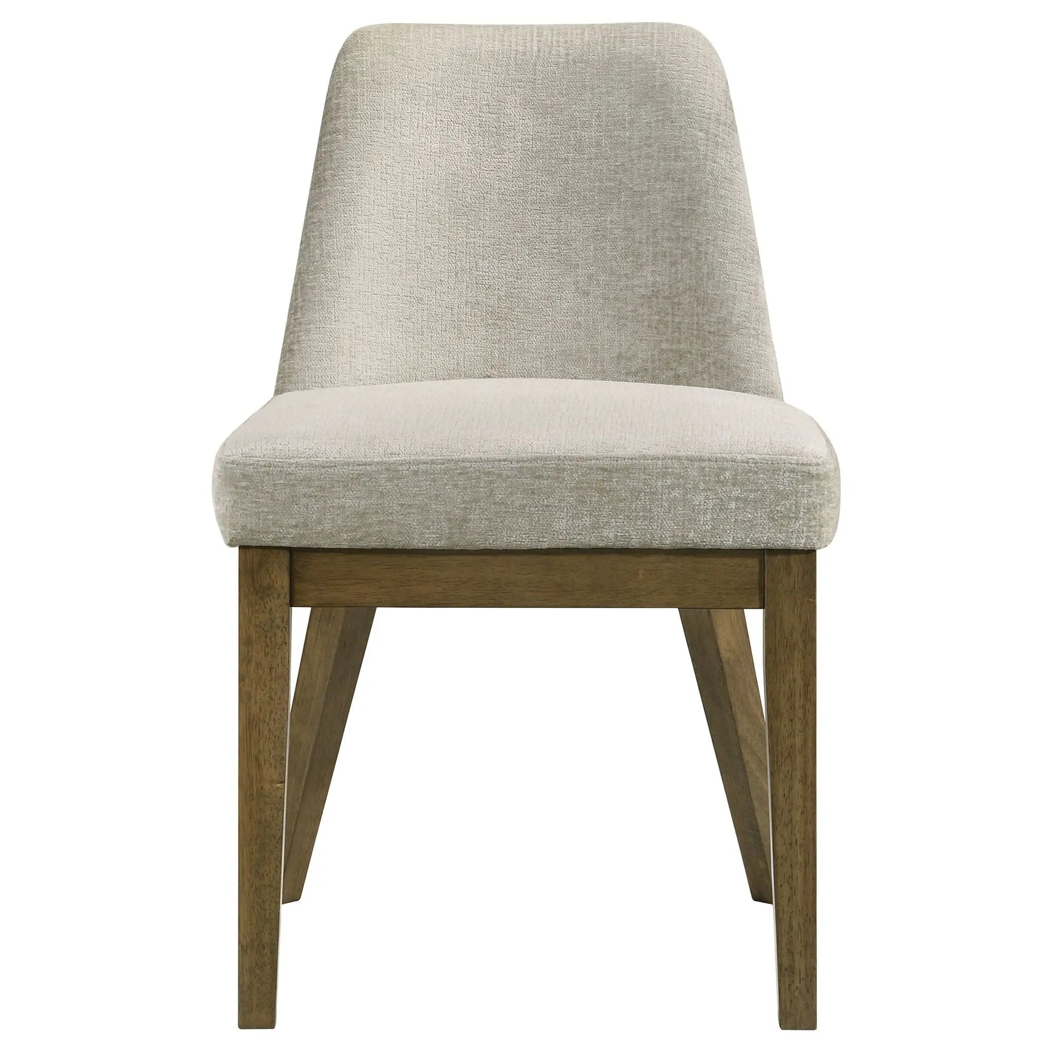 Castlewood Upholstered Side Chair Light Tan (Set of 2) by Unique Piece Furniture