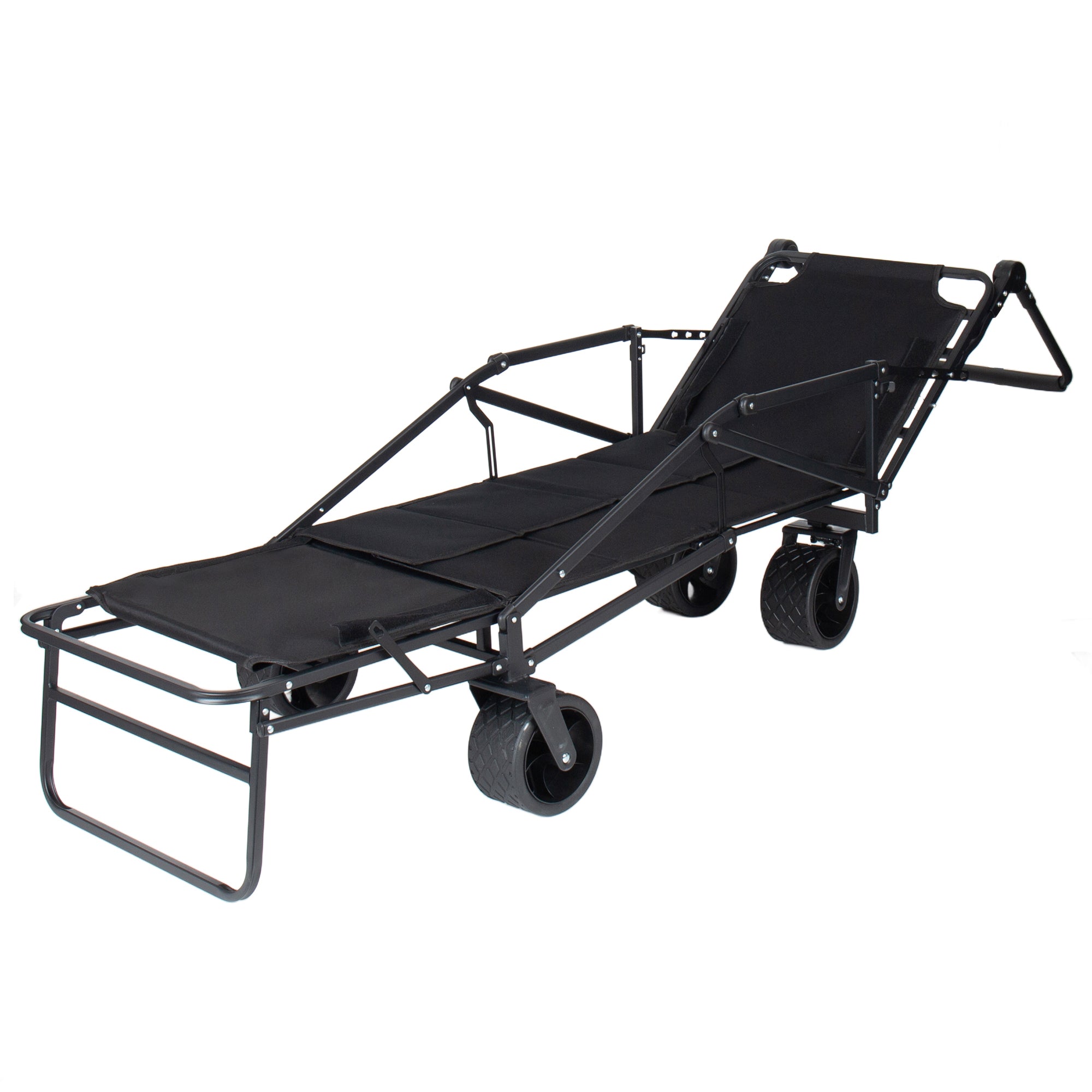 2-in-1 Multifunctional Folding Wagon Cart and Convertible Beach Chair by HouseOfZazla