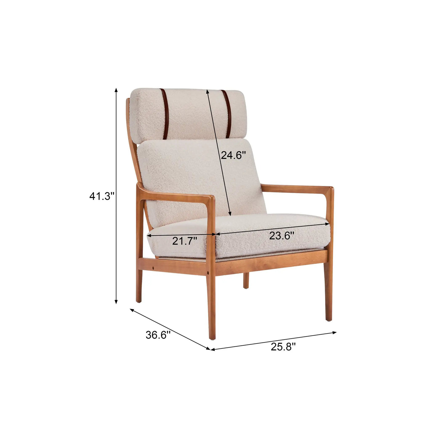 Mid Century Modern Accent Armchair by HouseOfZazla