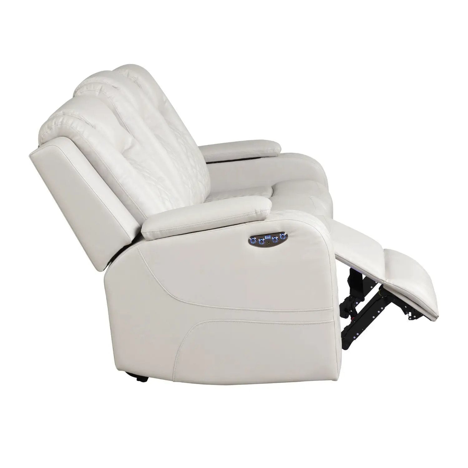 Benz - Power Reclining Sofa With LED Lighting by HouseOfZazla