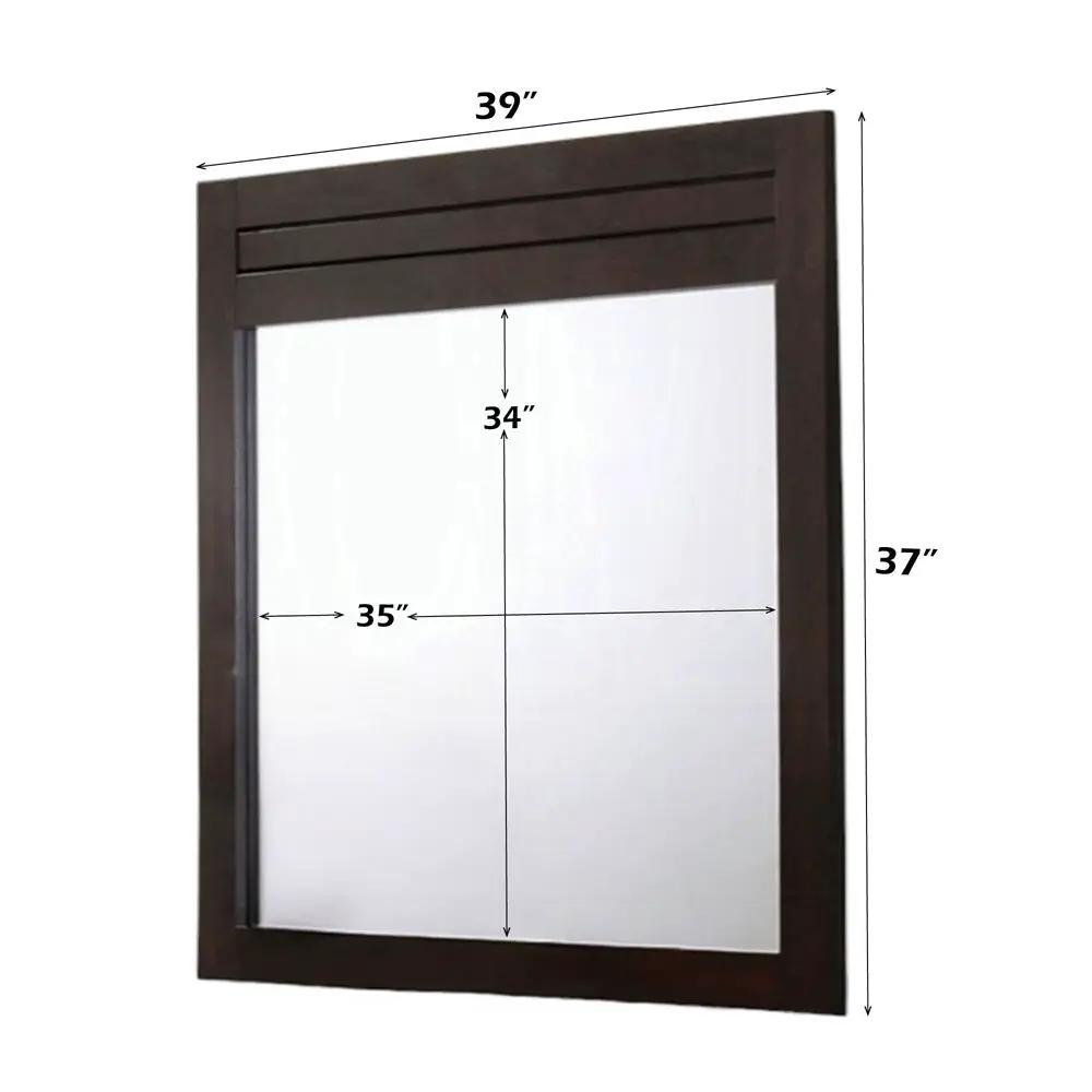Panang - Mirror - Mahogany by Unique Piece Furniture
