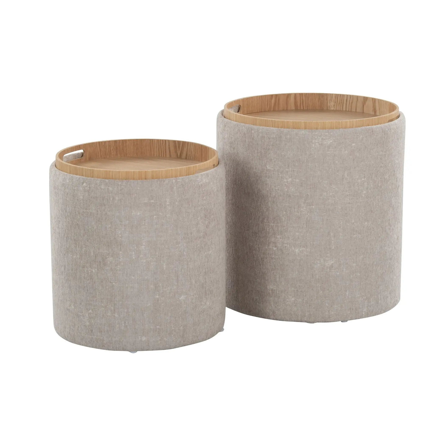 Tray - Contemporary Nesting Ottoman Set by HouseOfZazla