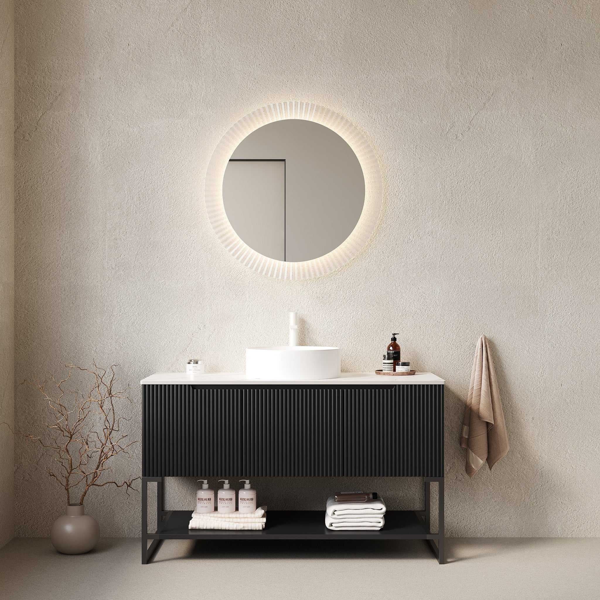 Tulio 48" Bathroom Vanity with Sink and Storage Cabinet by HouseOfZazla