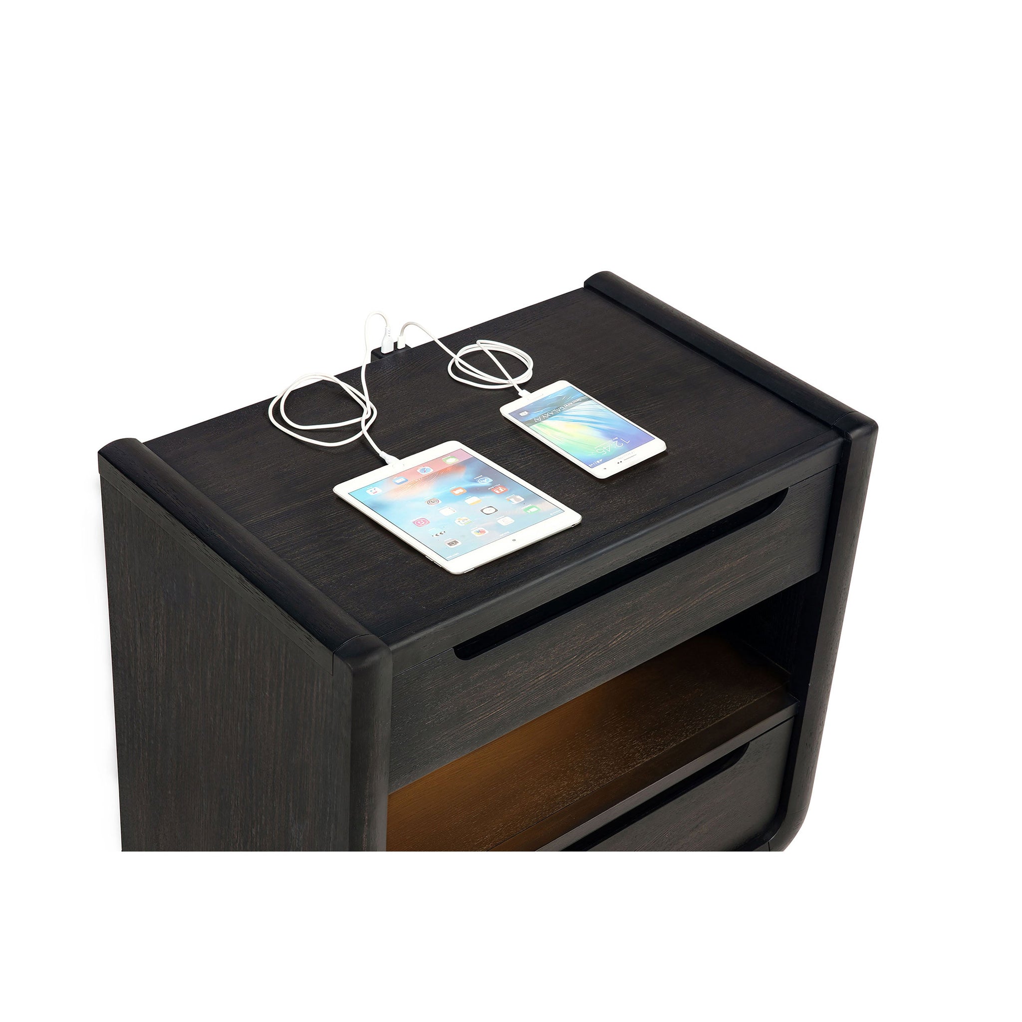 Bangor Burnished Nightstand by HouseOfZazla