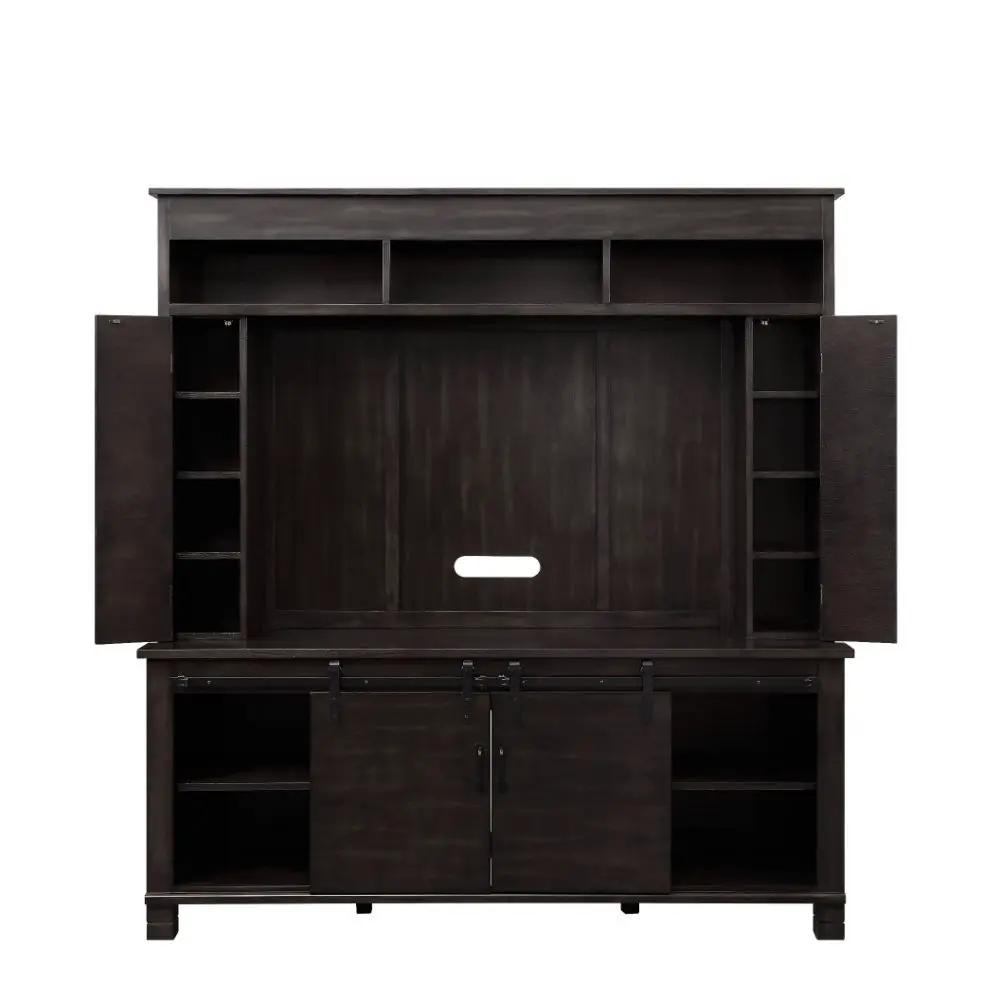 Apison - Entertainment Center (Include 91617Fir) - Espresso by Unique Piece Furniture