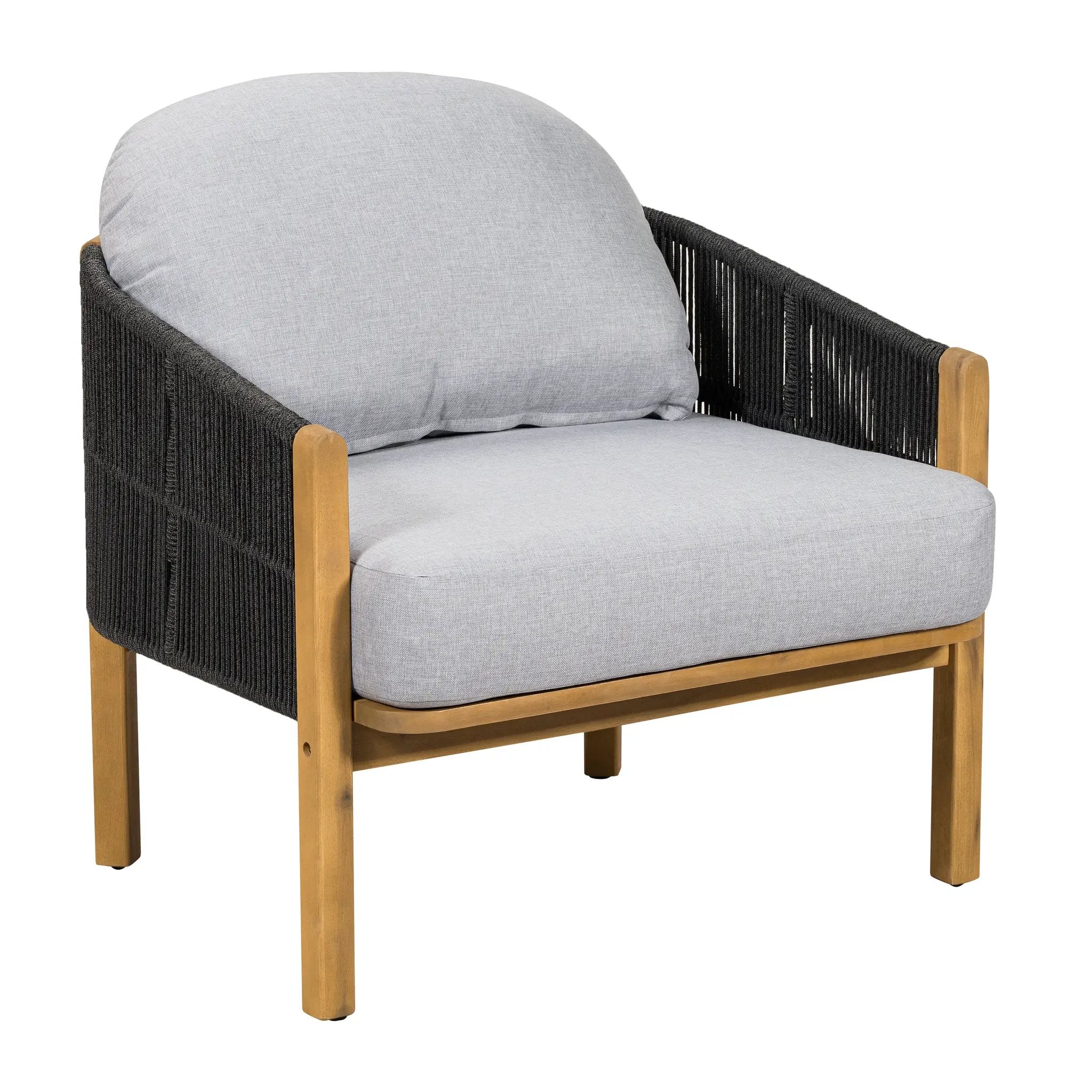 Grotta Outdoor Wood Club Chair by HouseOfZazla