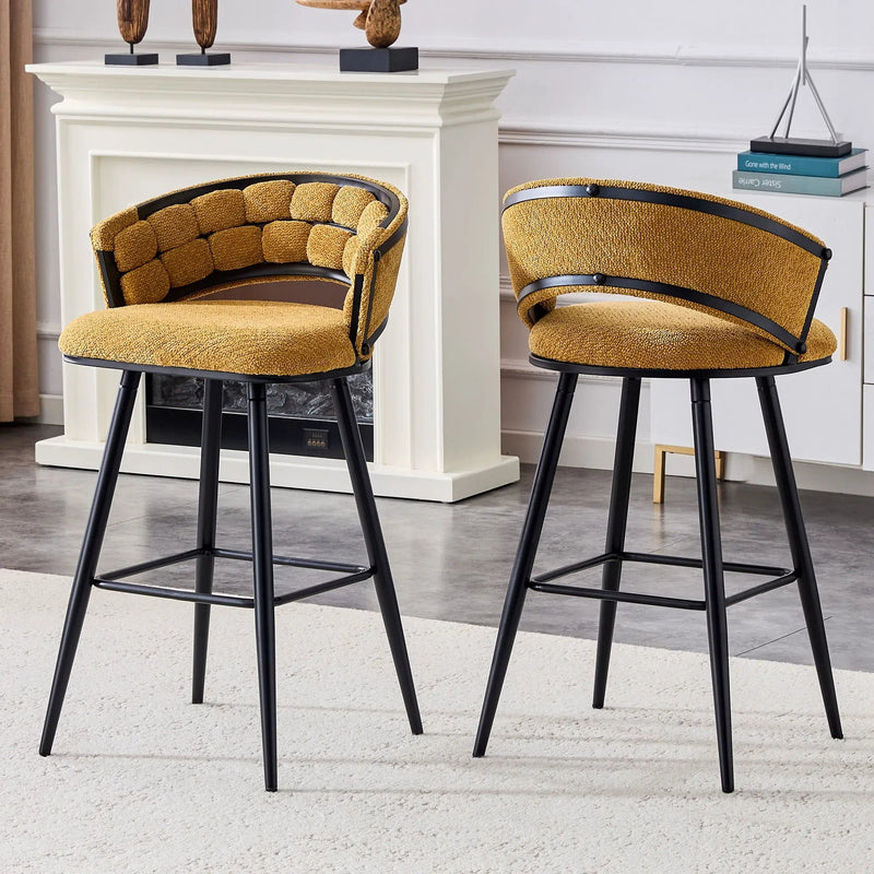 Bar Stools, Kitchen Island Counter Height Stools (Set of 2) by Unique Piece Furniture