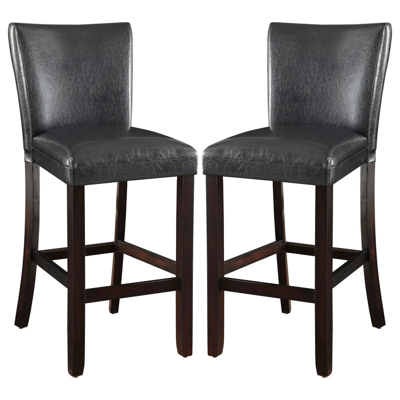 Bar Stool (Set of 2) - Black by HouseOfZazla