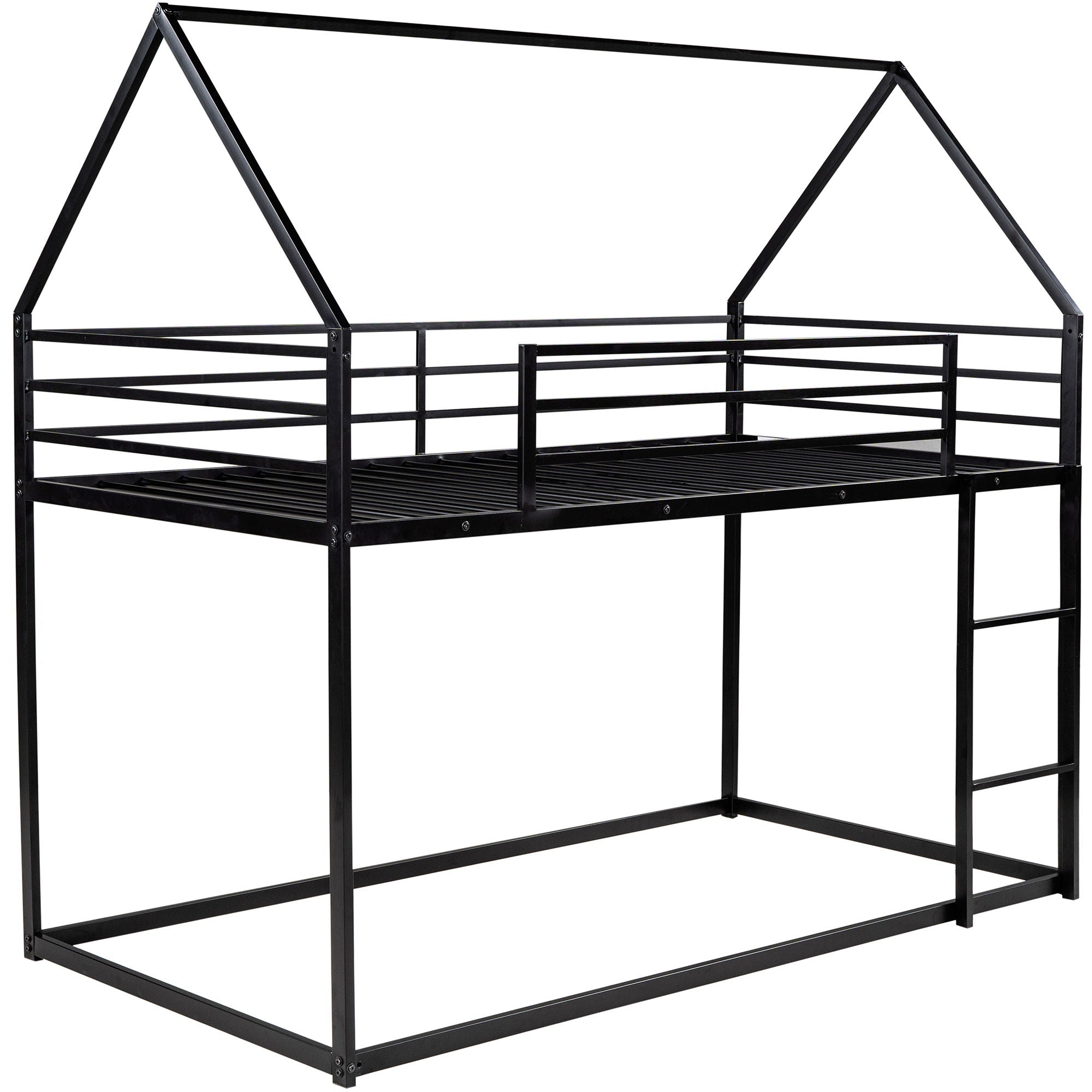 House Bunk Bed With Built In Ladder by HouseOfZazla