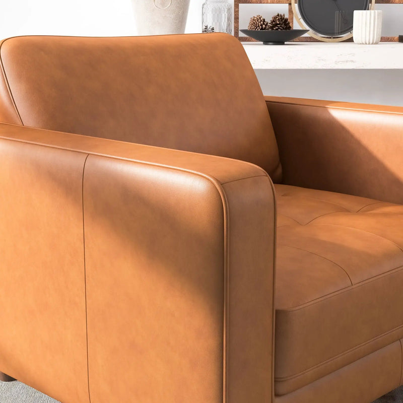 Catherine - Lounge Chair - Brown / Tan by HouseOfZazla