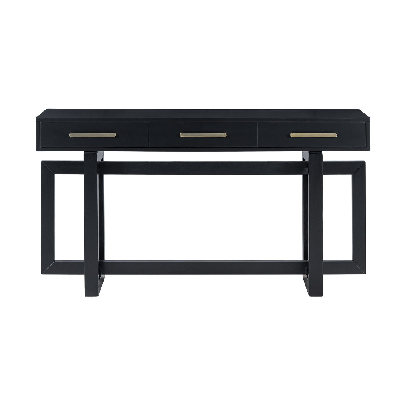 U_STYLE Elegant Console Table with Three Drawers by HouseOfZazla