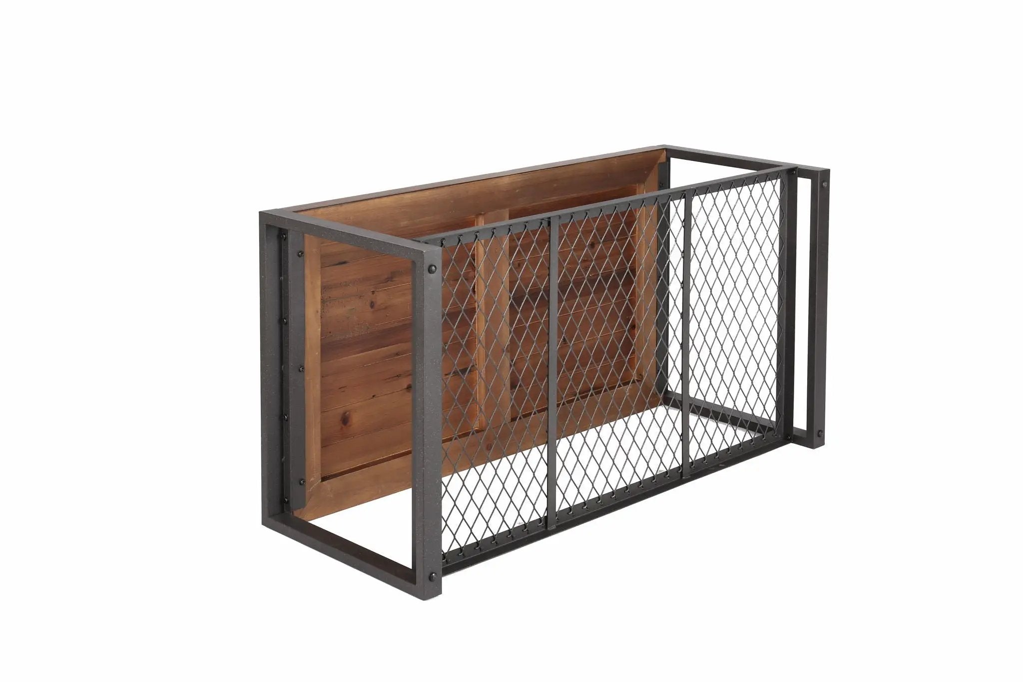 Console Coffee Table With Reclaimed Wood Finish, For Living Room - Natural by HouseOfZazla