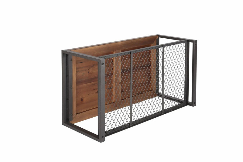 Console Coffee Table With Reclaimed Wood Finish, For Living Room - Natural by HouseOfZazla