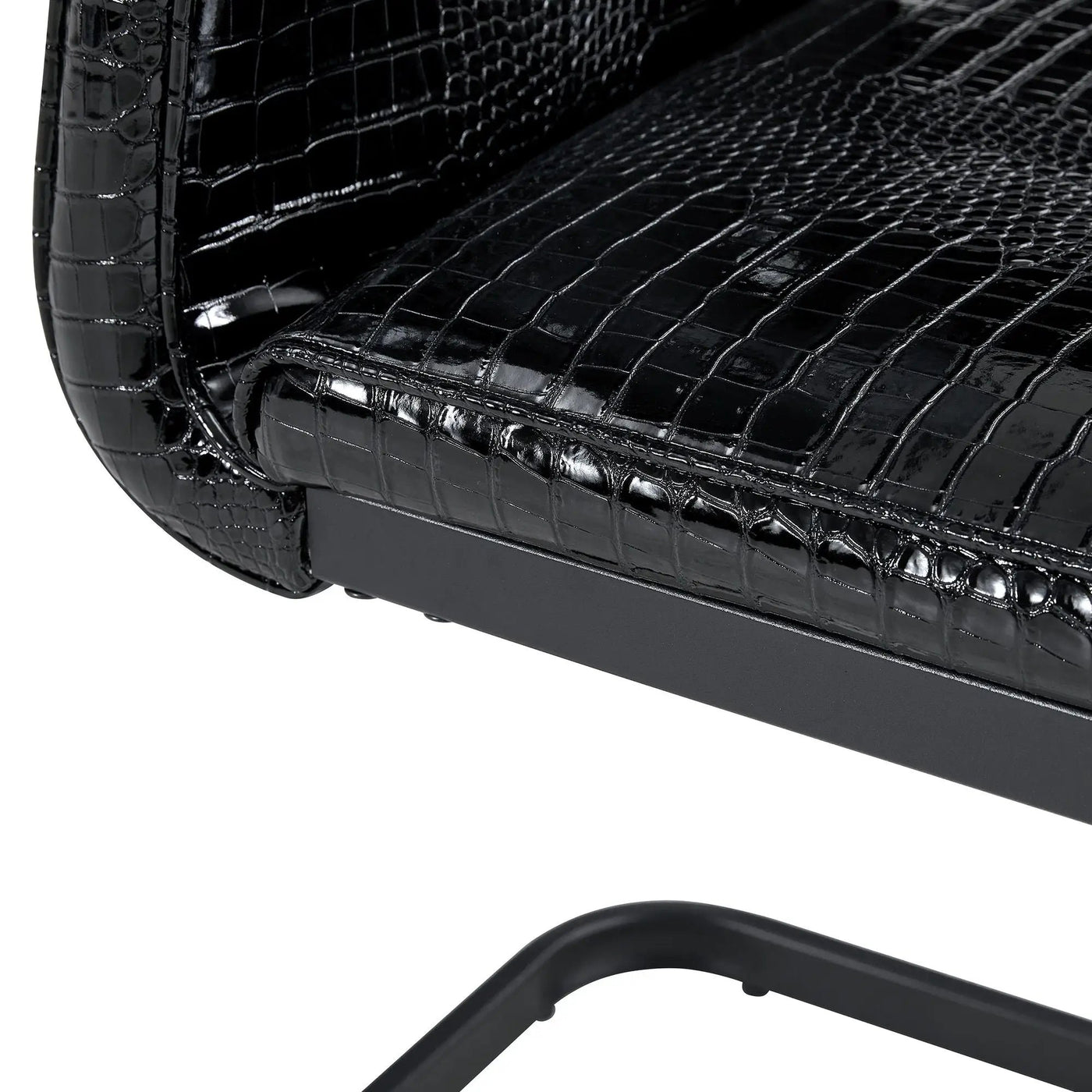 Alligator Skin Upholstered Dining Chairs by HouseOfZazla