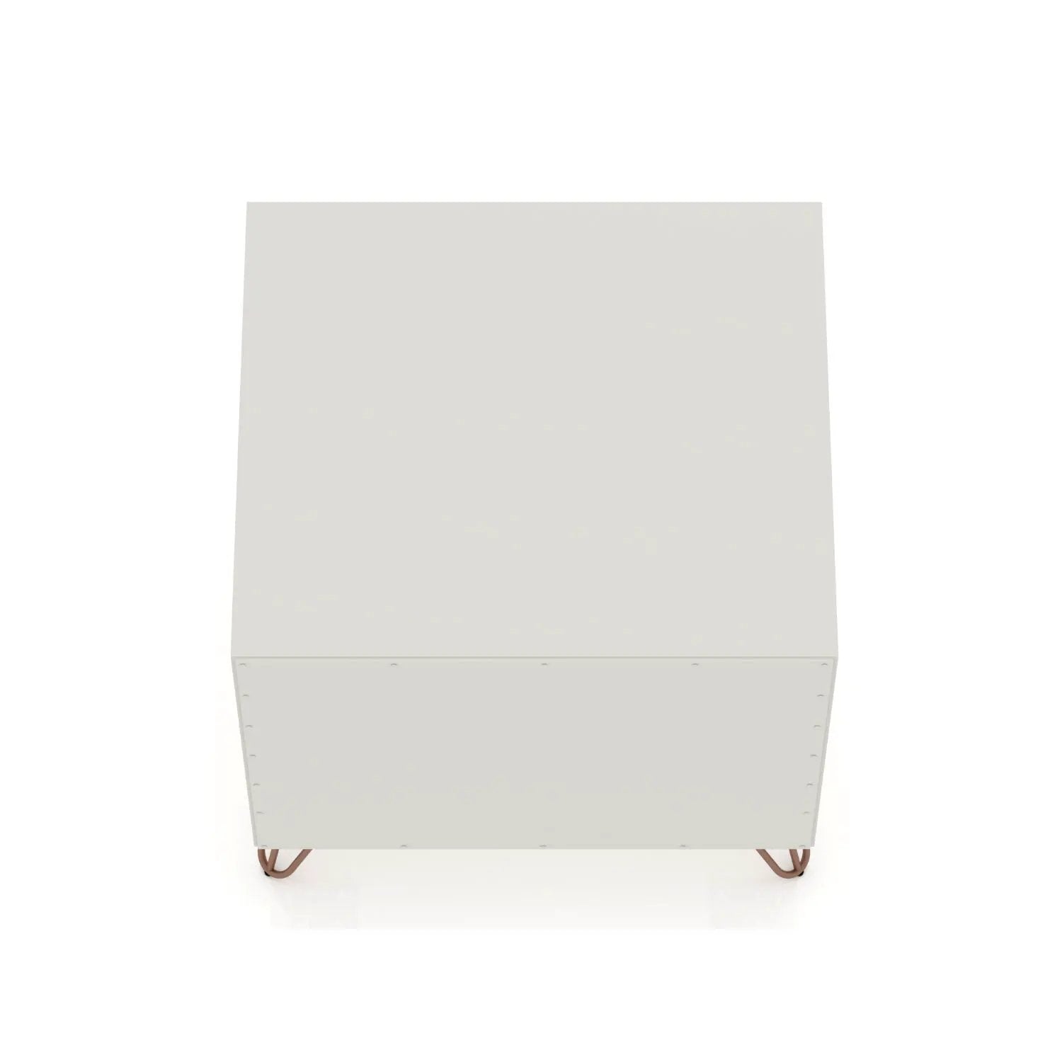 Rockefeller - Nightstand With 1 Drawer - Off White by HouseOfZazla