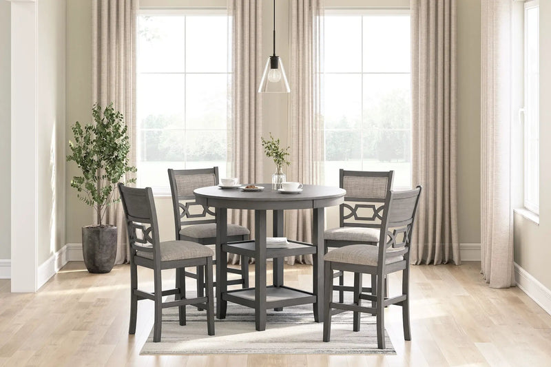 Wrenning - Drm Counter Table Set (Set of 5) - Gray by Unique Piece Furniture
