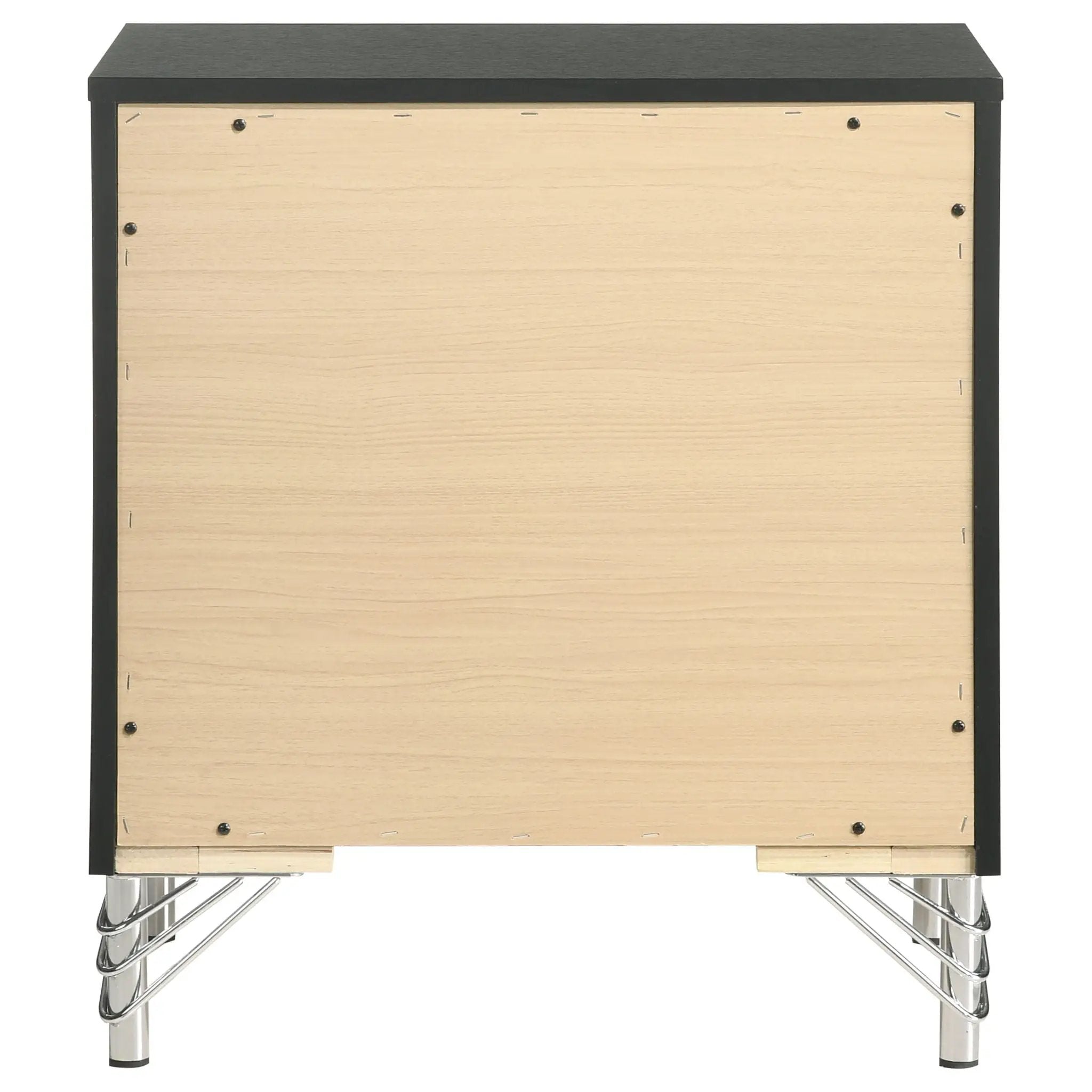 Lucia 2-drawer Nightstand Bedside Table Black by Unique Piece Furniture