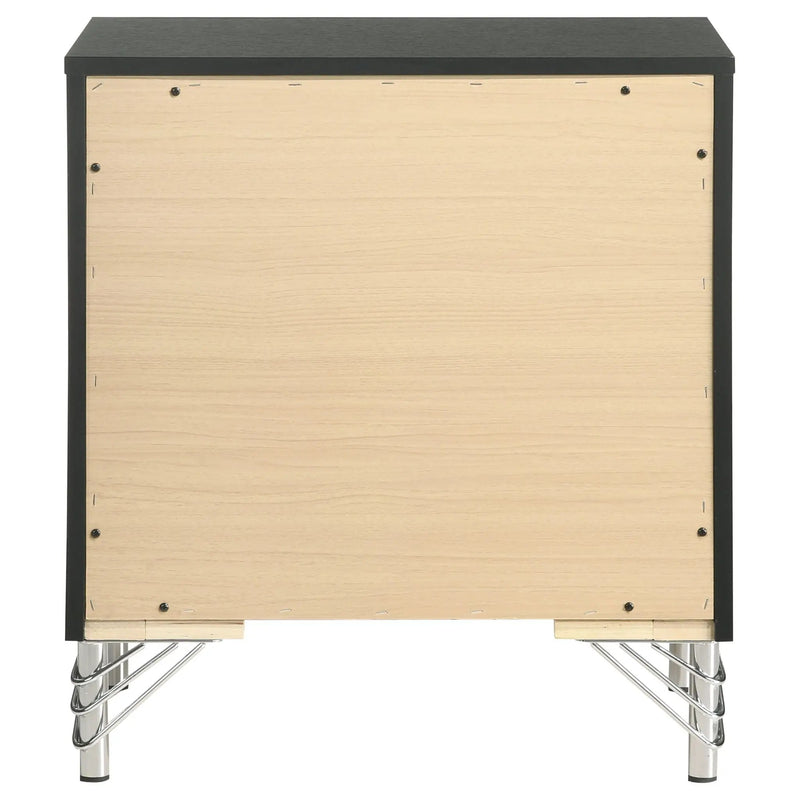 Lucia 2-drawer Nightstand Bedside Table Black by Unique Piece Furniture