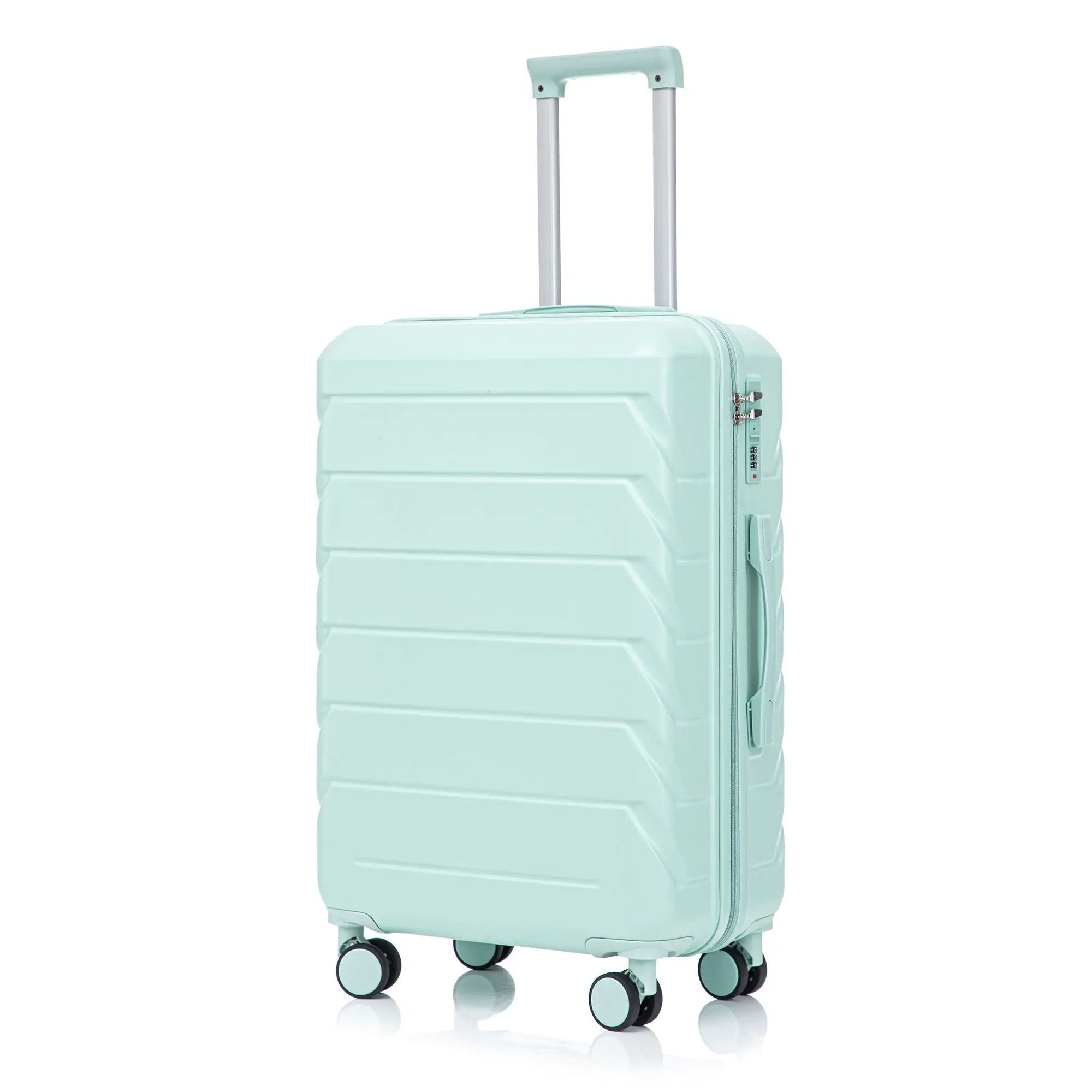 3 Pieces Set 20" / 24" / 28" Spinner Wheel Luggage With Combination Lock by HouseOfZazla
