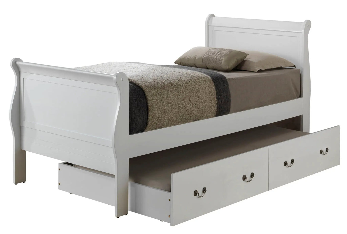 Elegant Trundle Bed With Timeless Charm by HouseOfZazla