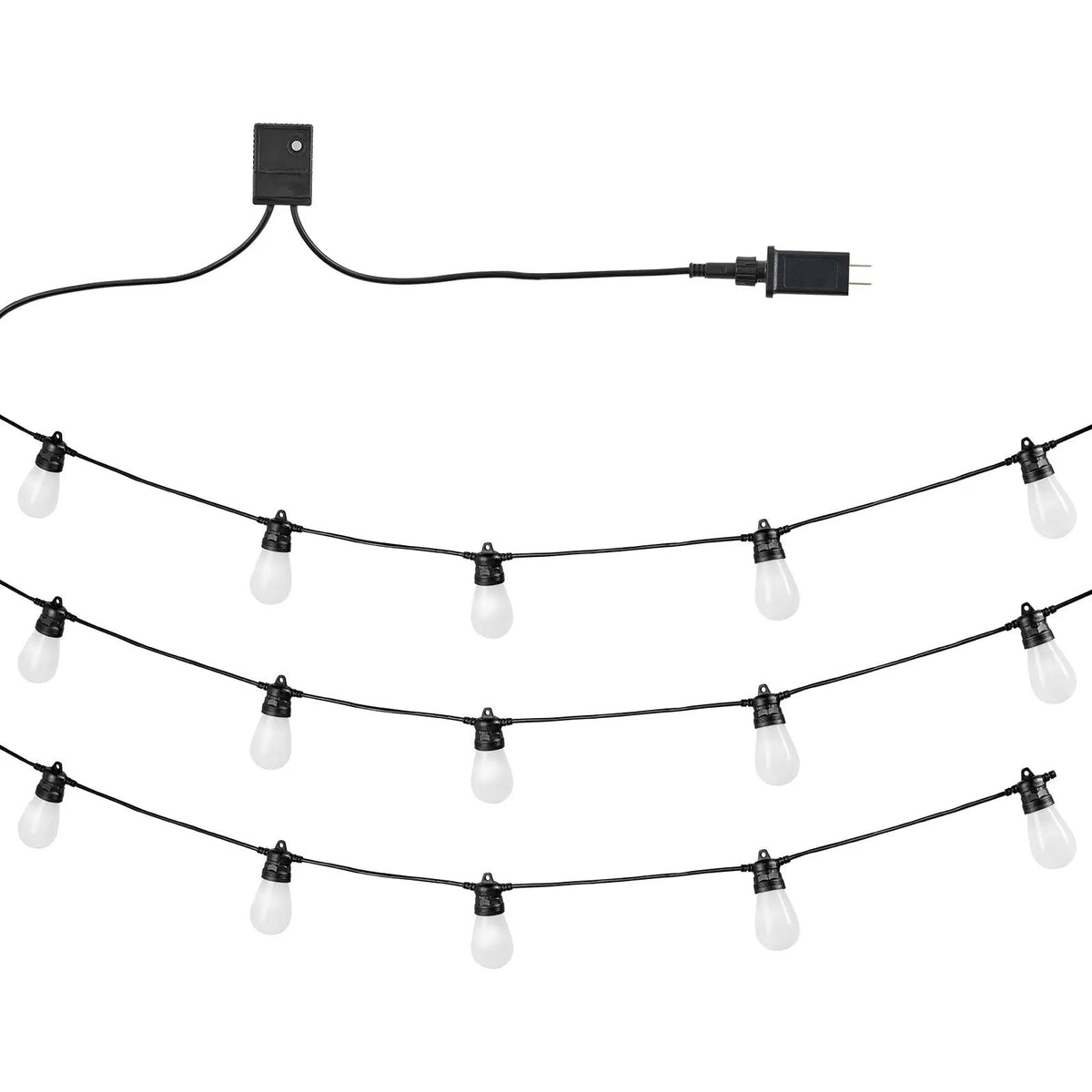 RGB Outdoor String Lights, 50FT with APP Control by HouseOfZazla