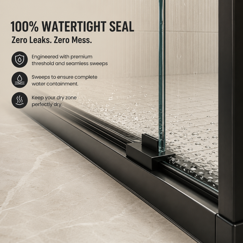 44-48" W x 74" H Framed Double Sliding Shower Door by HouseOfZazla