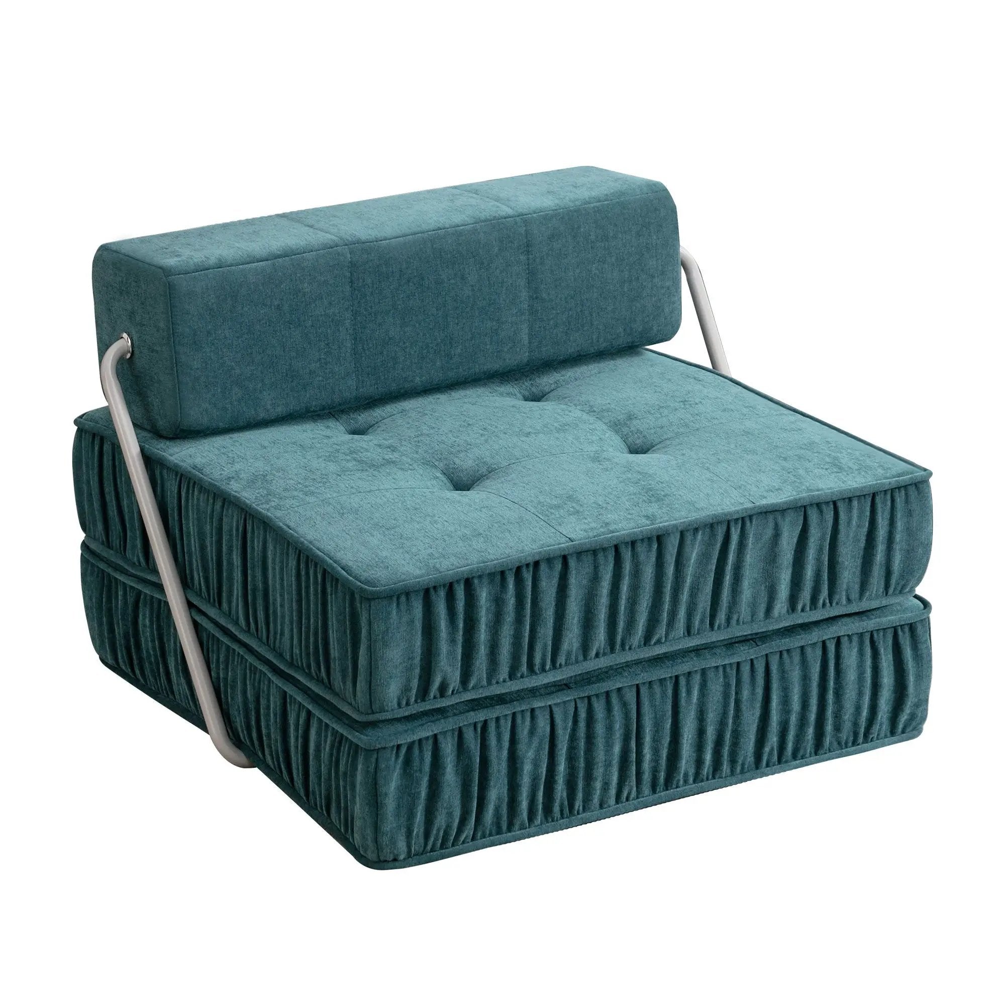 Folding Sofa With Removable Back Cushion, Convertible Futon Sleeper Chair by Unique Piece Furniture