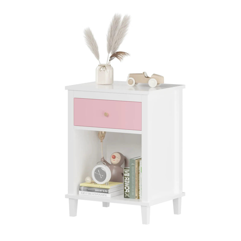 Nightstand With 1 Drawer 1 Shelf by HouseOfZazla