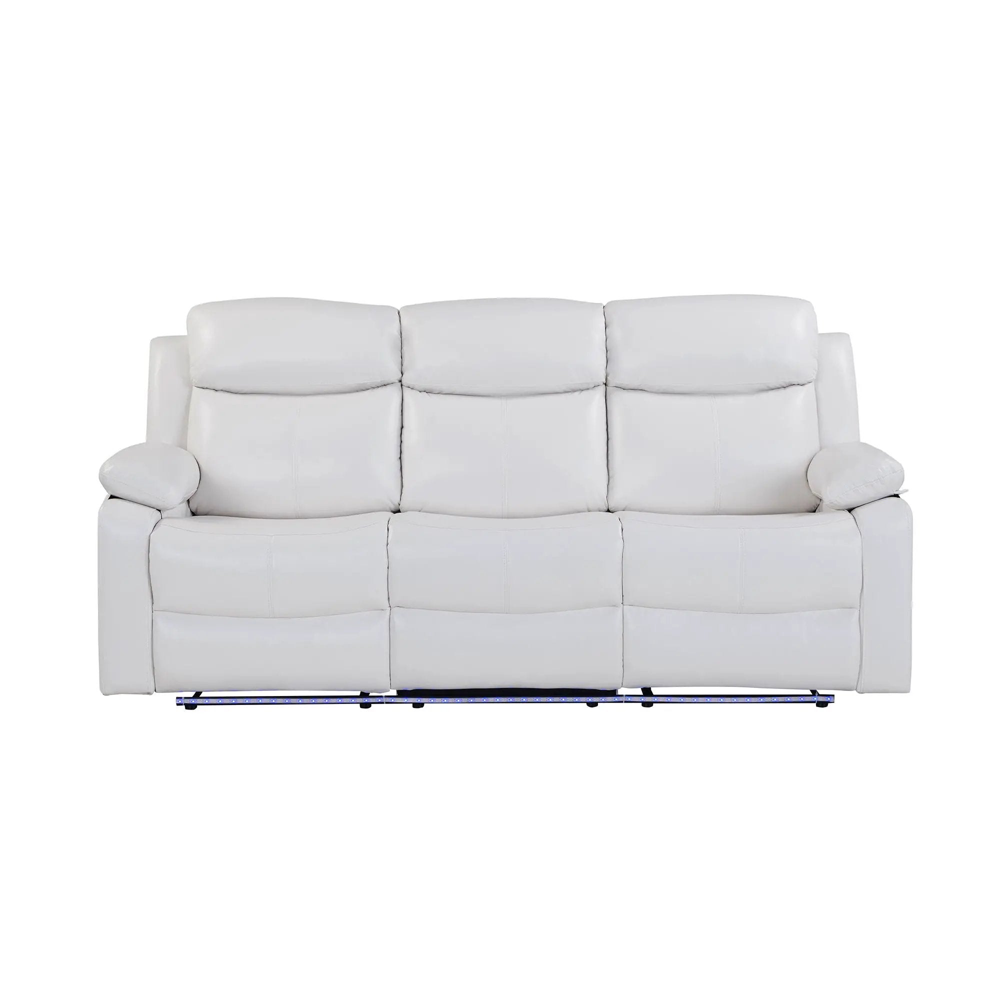 Blanche - Reclining Set With LED Lights, Speaker by Unique Piece Furniture