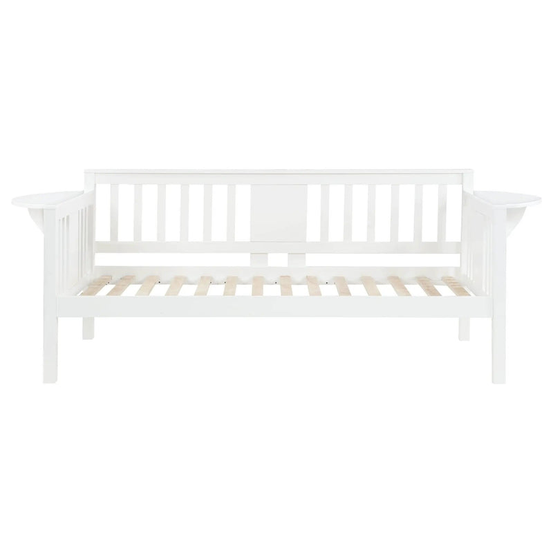 Bethany Wood Twin Daybed with Drop-down Tables White by Unique Piece Furniture