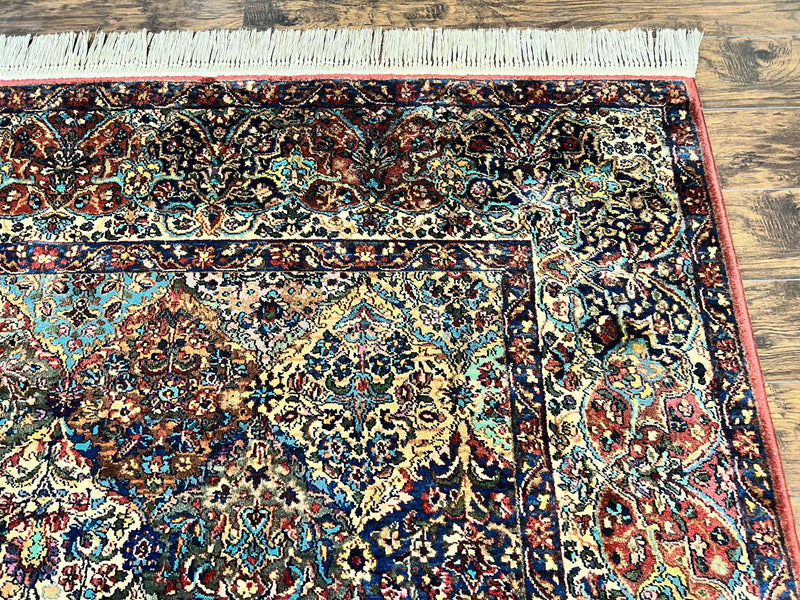 Karastan Multicolor Panel Kirman Rug #717, Wool Karastan Rug 12 x 16, Extra Large Karastan Area Rug, Original Karastan Collection 700 Series by Jewel Rugs