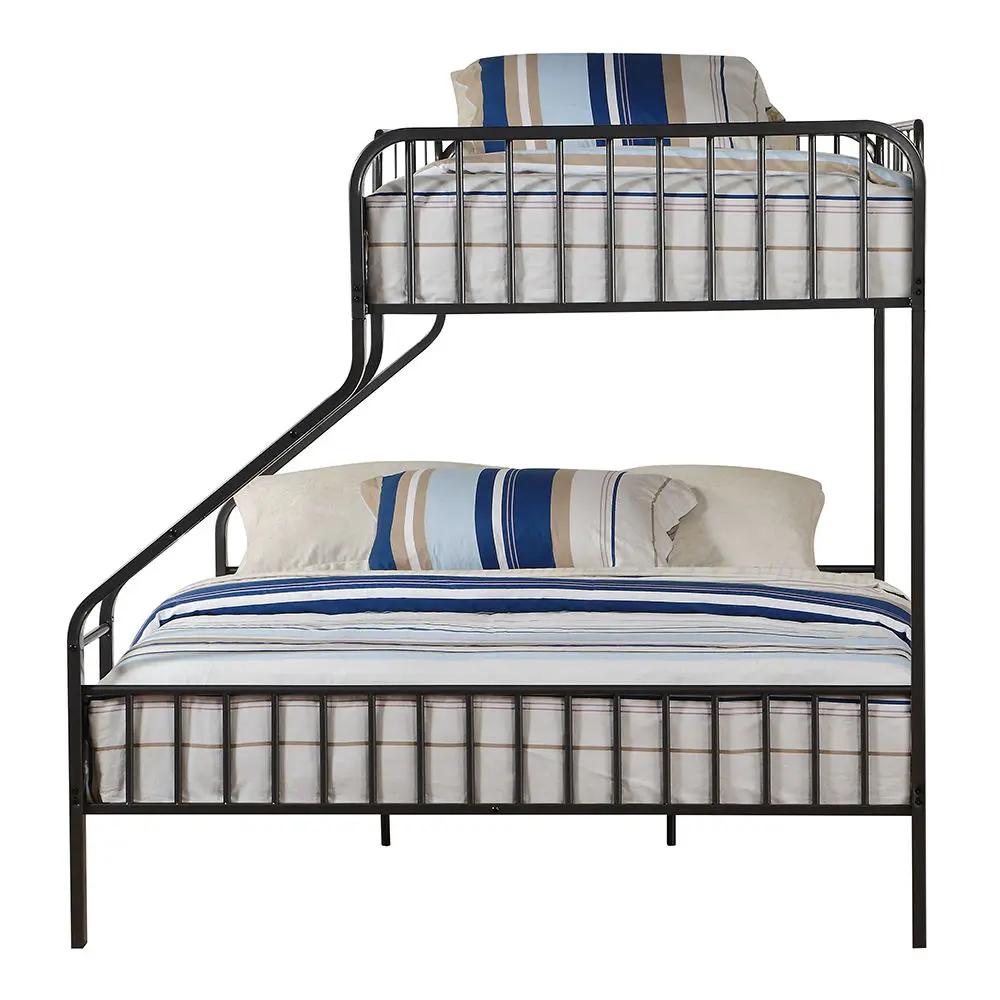 Caius - Twin Long/Queen Bunk Bed - Gunmetal by Unique Piece Furniture