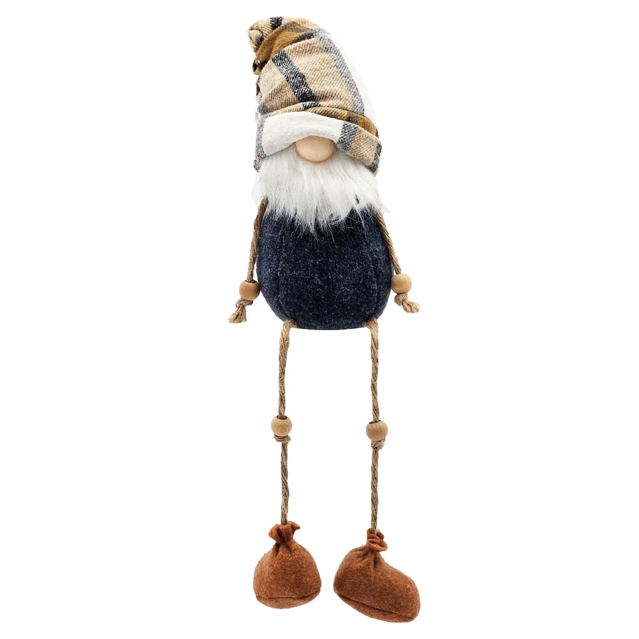 3 Pieces Fall Thanksgiving Gnomes Decorations, Harvest Festival Table Home Ornaments For Holiday Party Gifts - Blue / Brown by Unique Piece Furniture