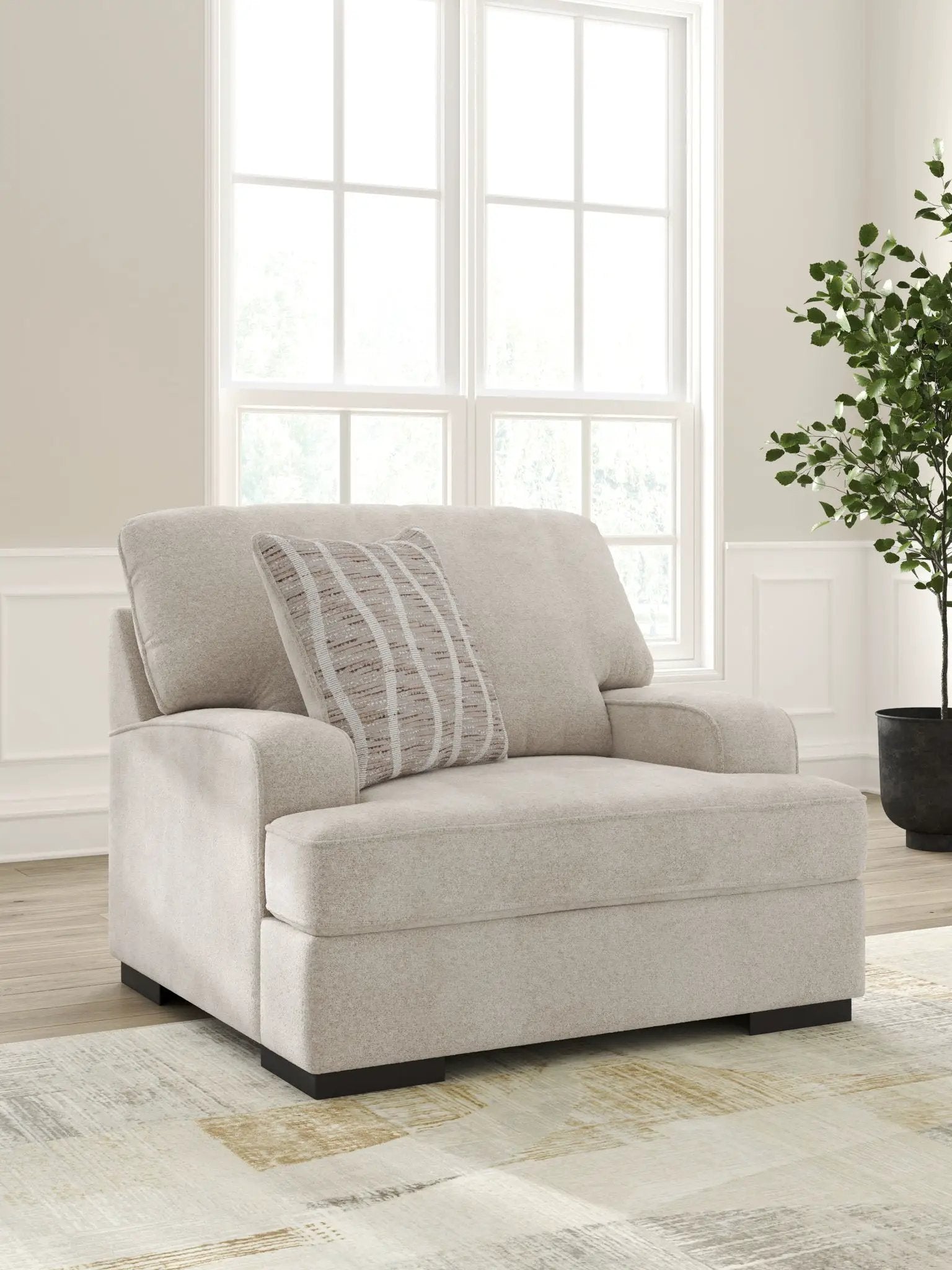 High Profile - Chair and a Half - Taupe by Unique Piece Furniture