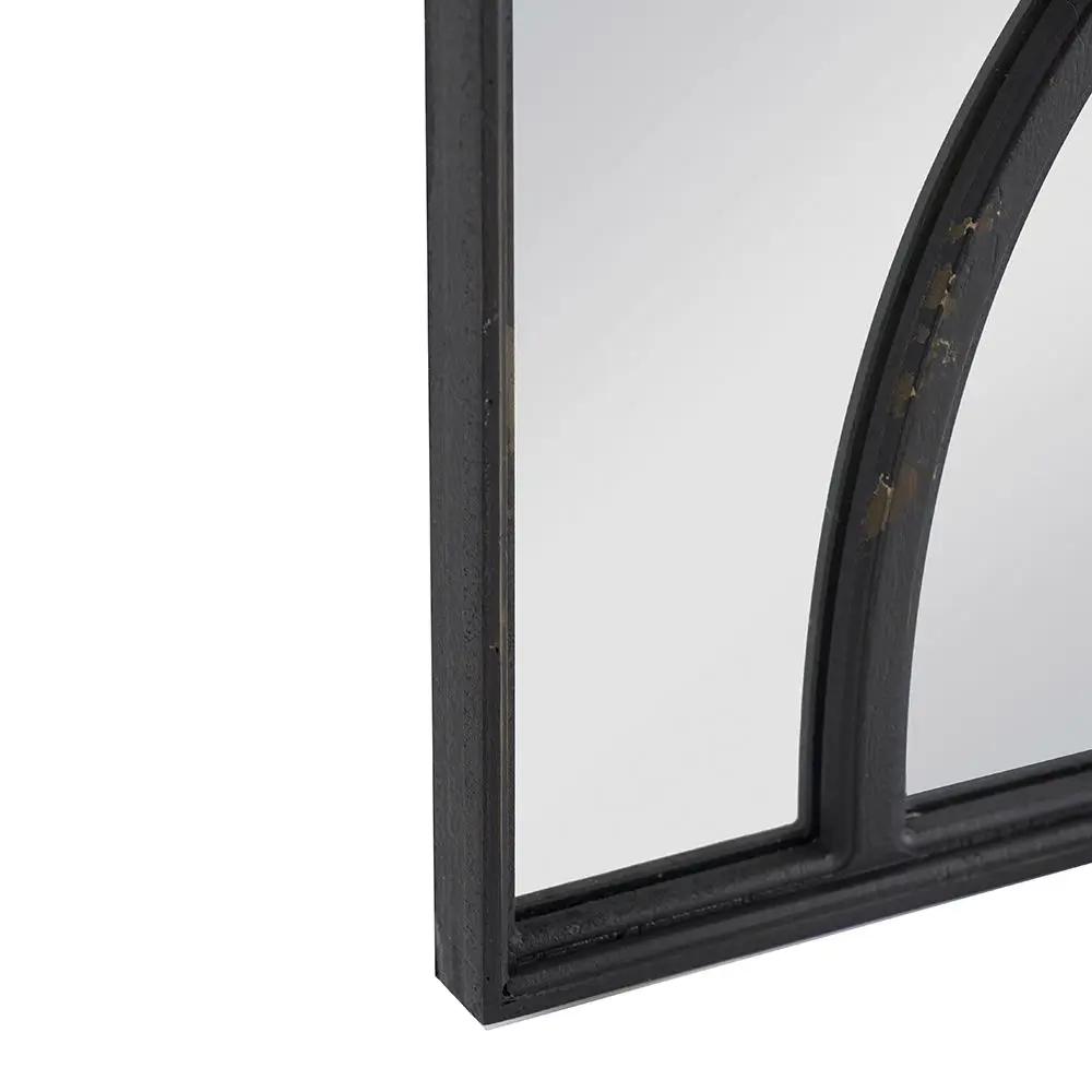 Rectangular Wooden Wall Mirror With Antique Frame, Vertical Or Horizontal Home Decor For Living Room (Set of 2) by Unique Piece Furniture