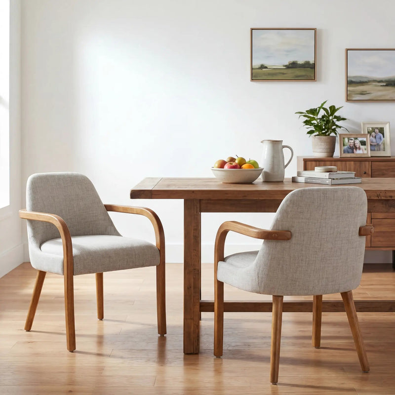 Set of 2 Mid-Century Dining Chairs by HouseOfZazla