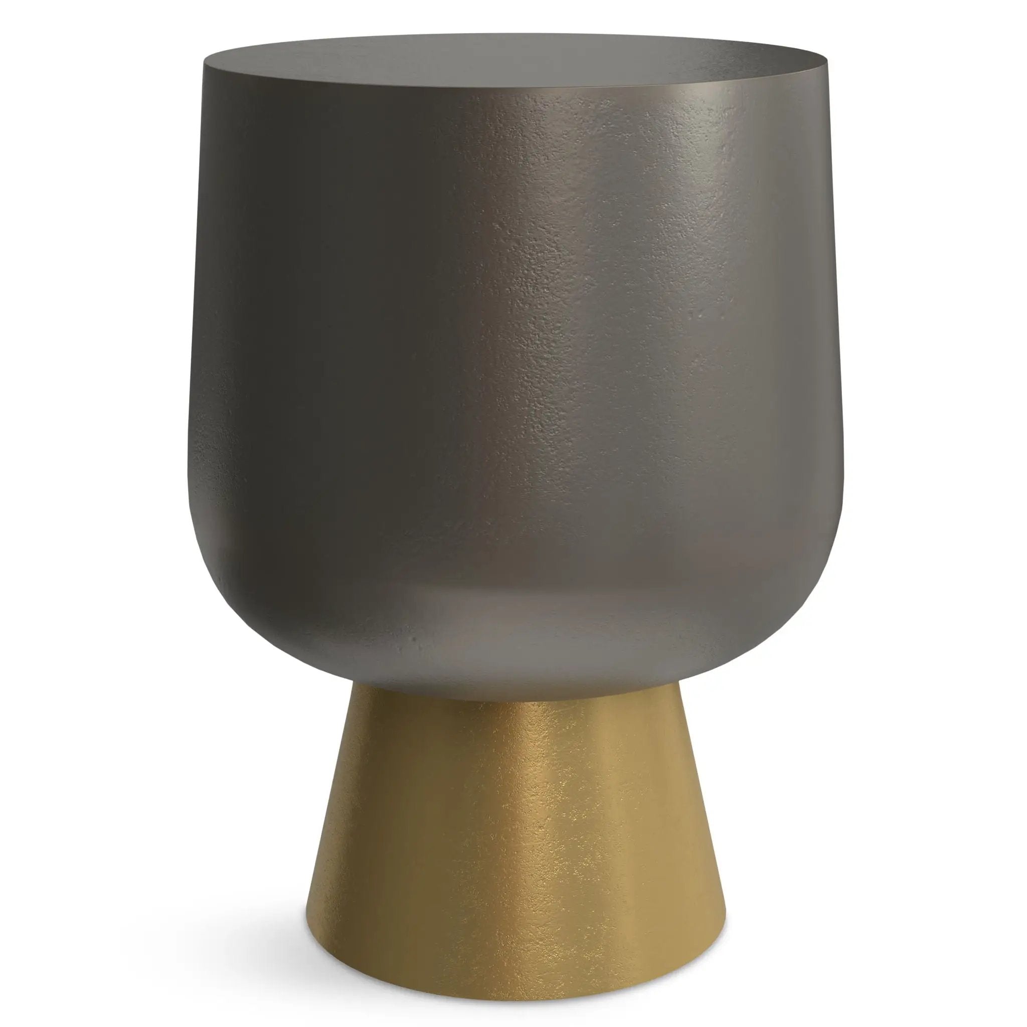 Anthony - Cast Aluminum Side Table - Bronze by HouseOfZazla