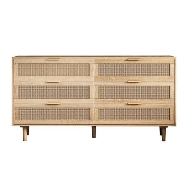 Modern 6 Drawer Storage Cabinet For Bedroom