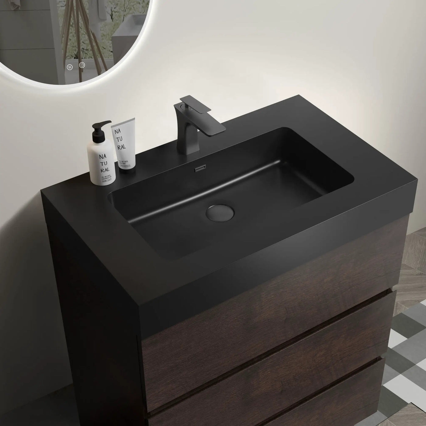 Alice - Bathroom Vanity With Large Storage, Freestanding by Unique Piece Furniture