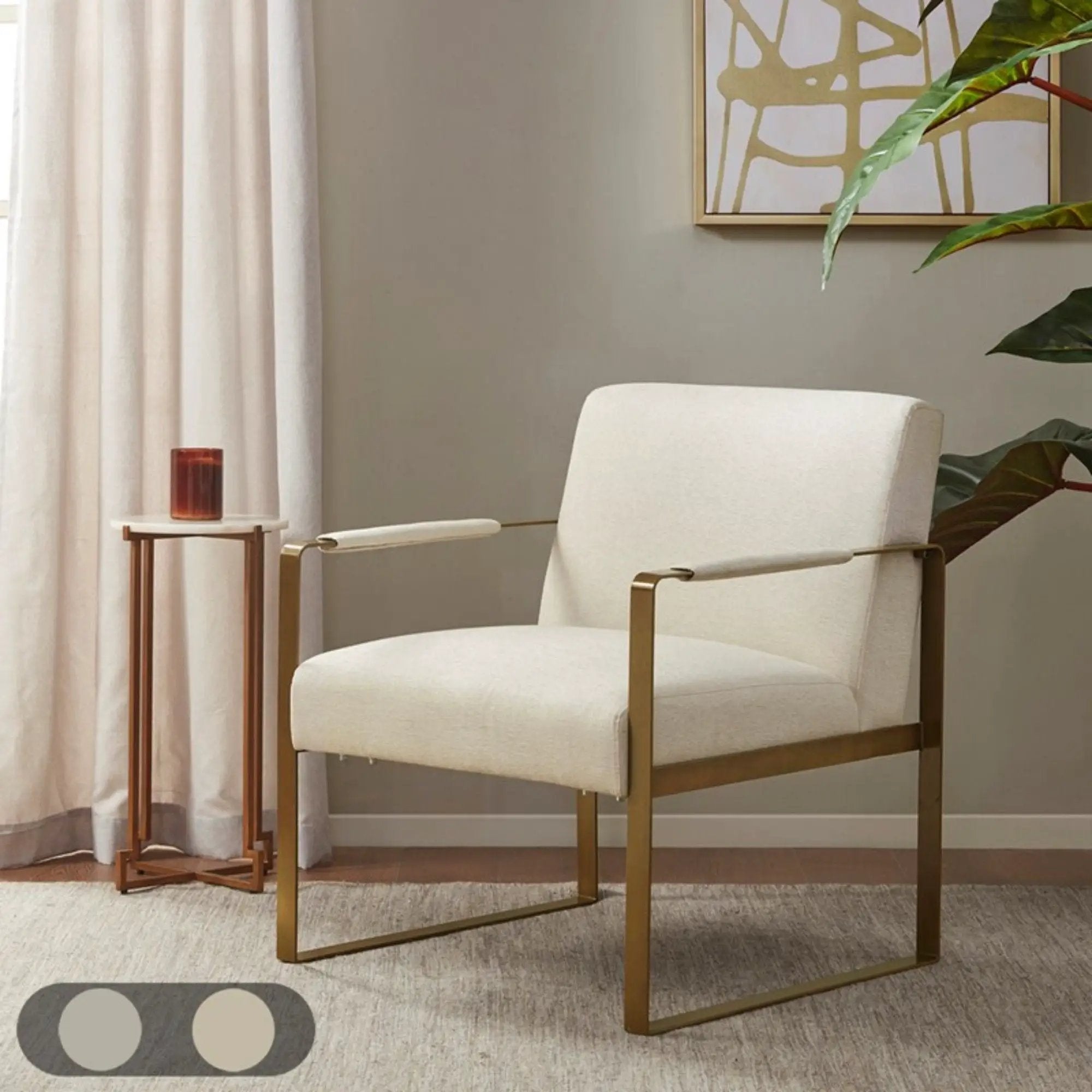 Perry Jayco - Accent Chair - Cream by Unique Piece Furniture