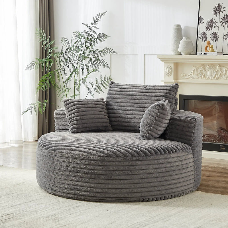 55' Corduroy Sponge Single Sofa by HouseOfZazla