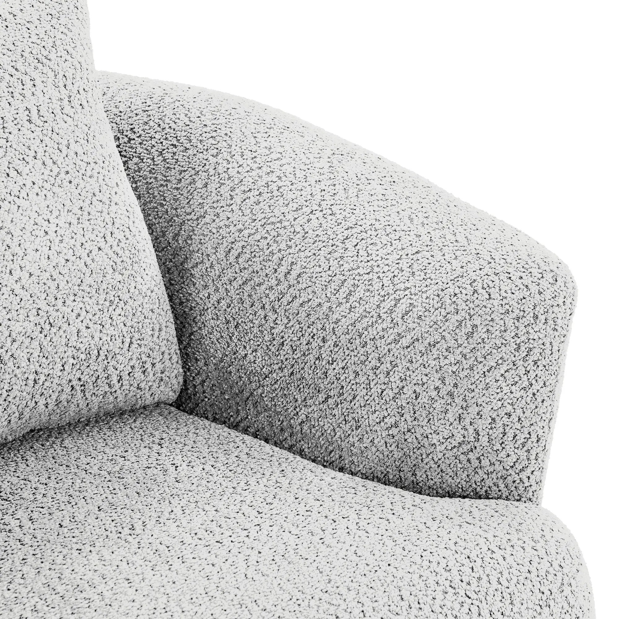 360° Swivel Barrel Sofa Chair With Throw Pillow, Upholstered Accent Chair by HouseOfZazla