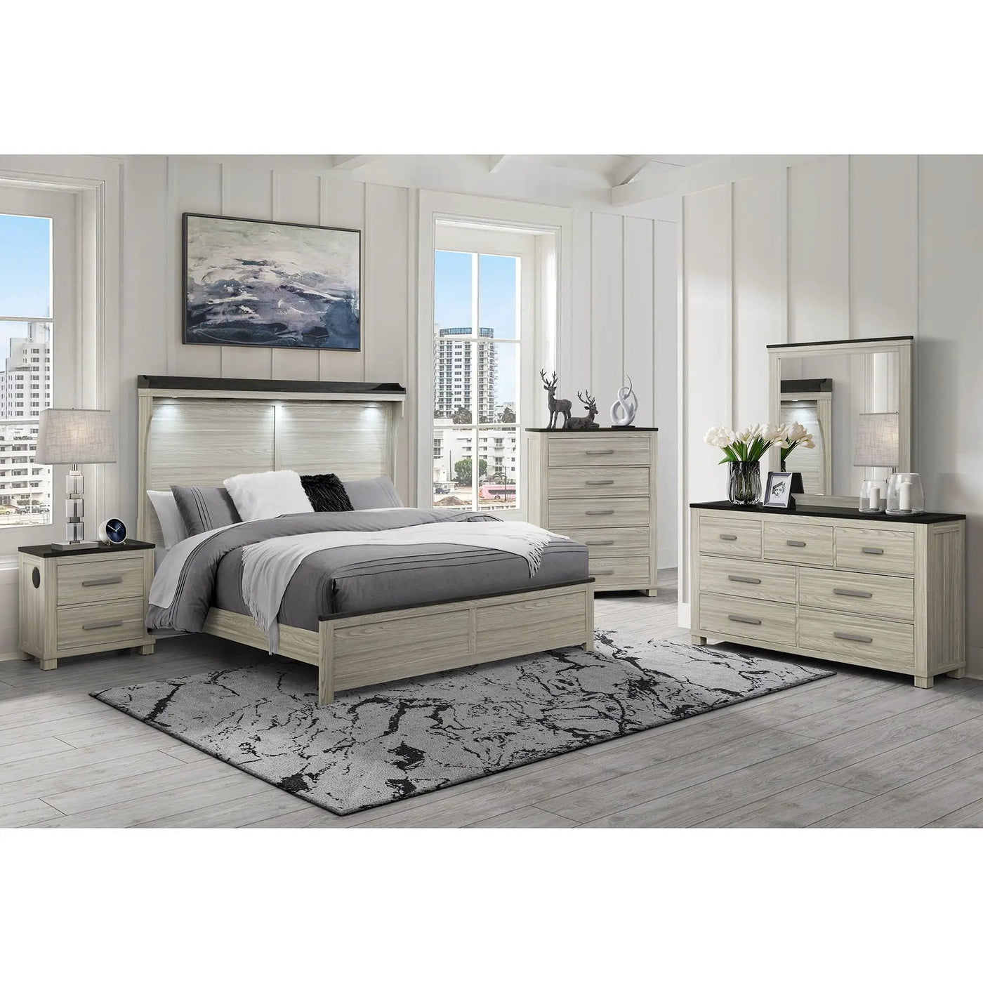 Augusta - 5 Piece Bedroom Set by Unique Piece Furniture