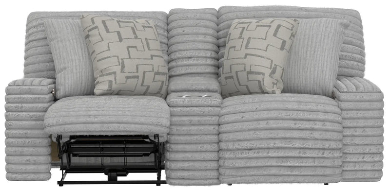 Lynx - Power Reclining Console Loveseat With Zero Gravity by Unique Piece Furniture