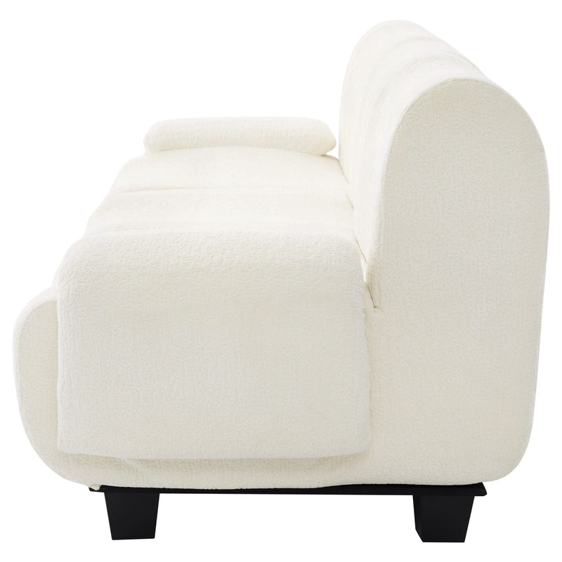 3 Seater Sofa Couch With Curved Armrests by HouseOfZazla