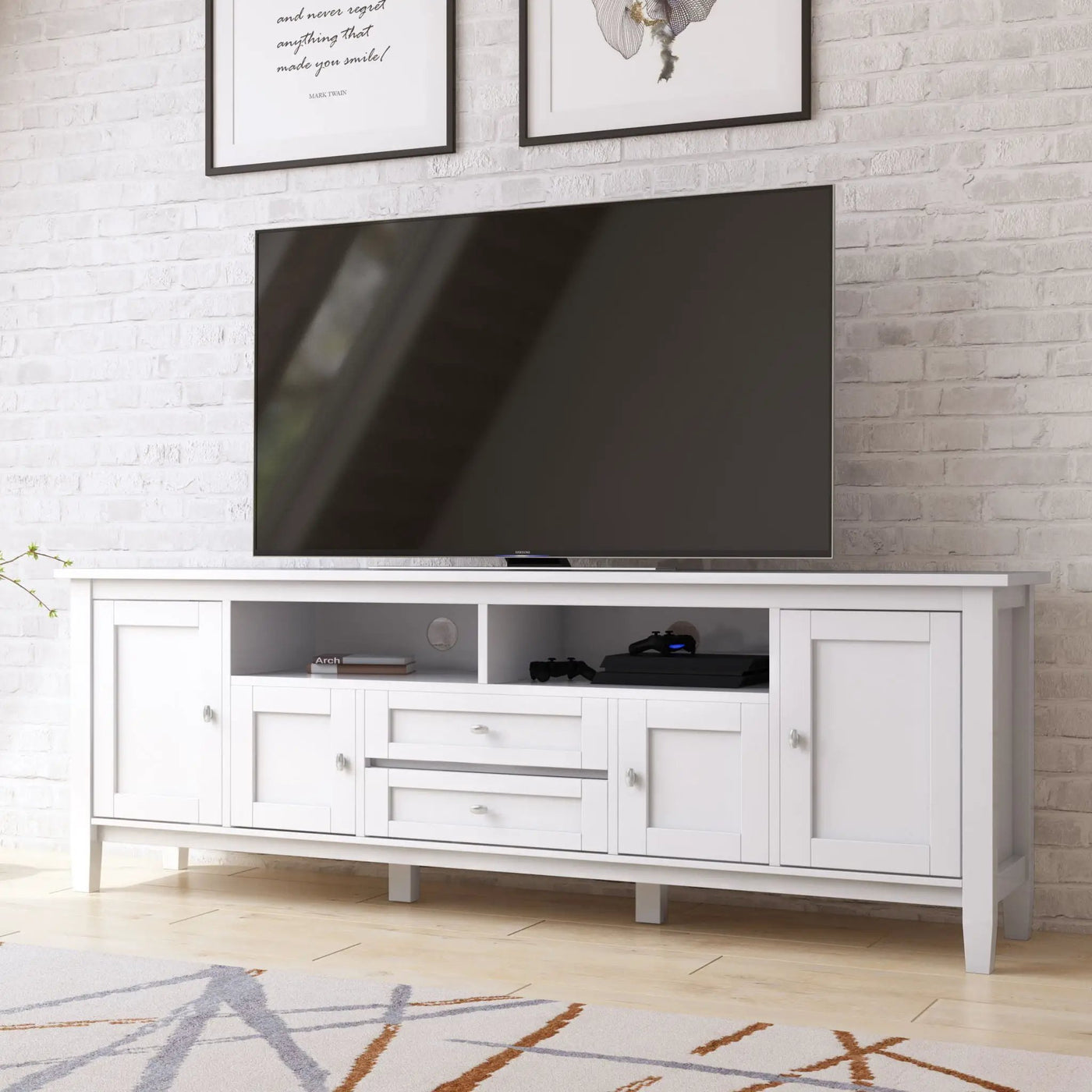 Warm Shaker - TV Media Stand, Handcrafted by HouseOfZazla