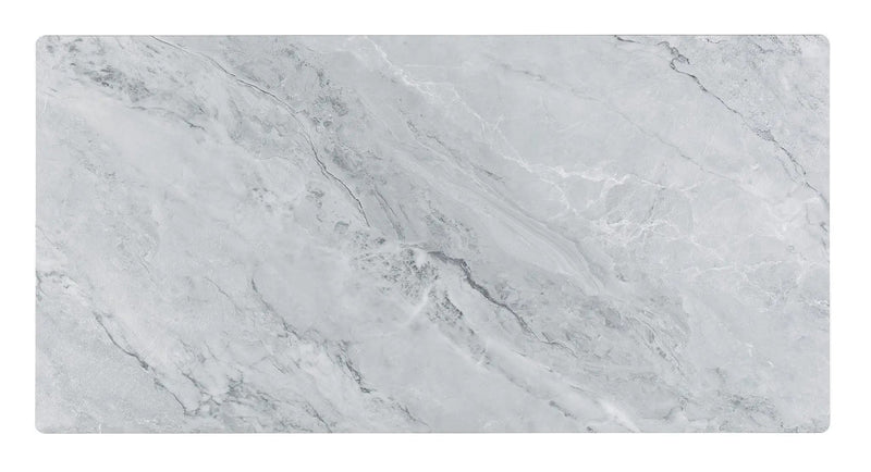 Landon - Coffee Table With Glass Marble Texture Top And Bent Wood Design by Unique Piece Furniture