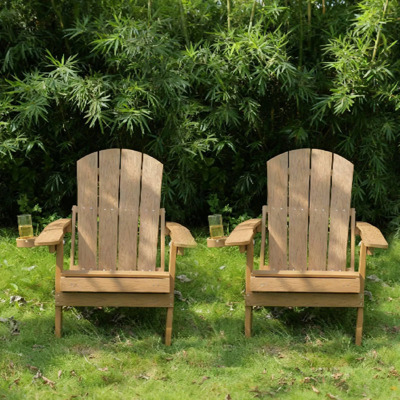 2-Piece All-Season Outdoor Lounge Chairs For Patio Leisure & Garden Relaxation Moments by HouseOfZazla