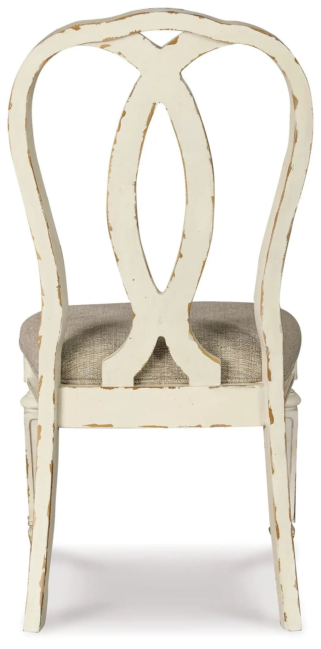 Realyn - Dining UPH Side Chair (Set of 2) - Ribbonback - Chipped White by Unique Piece Furniture
